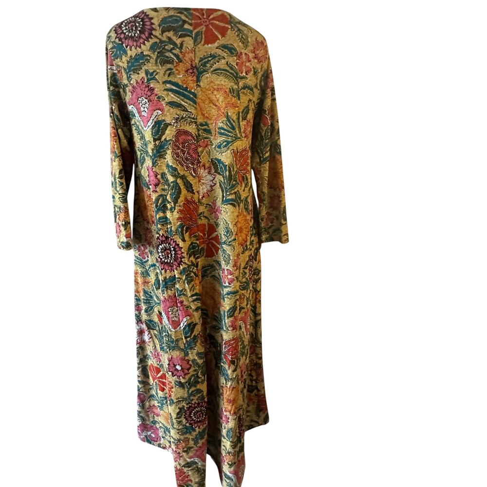 Natural Life NEW Lottie Maxi Dress Womens Small Floral Sweater Knit Boho Cozy - Picture 4 of 9
